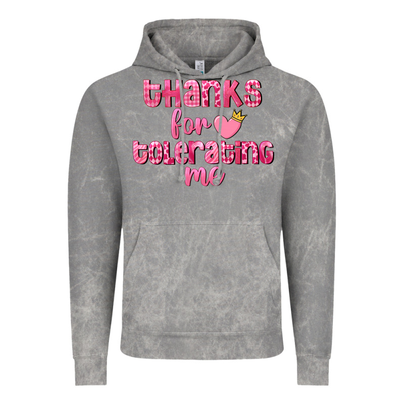 Thanks For Tolerating Me Valentine's Day Vintage Hoodie by FaDigitalArtStudio | Teevron