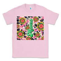 Bubblegum Pink mama with hippie daisies Classic Tee - TumblerDesignByShophia
