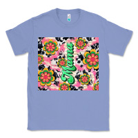 Colony Blue mama with hippie daisies Classic Tee - TumblerDesignByShophia