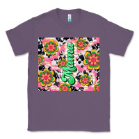 Lavender mama with hippie daisies Classic Tee - TumblerDesignByShophia