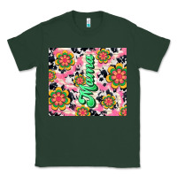 Sports Green mama with hippie daisies Classic Tee - TumblerDesignByShophia