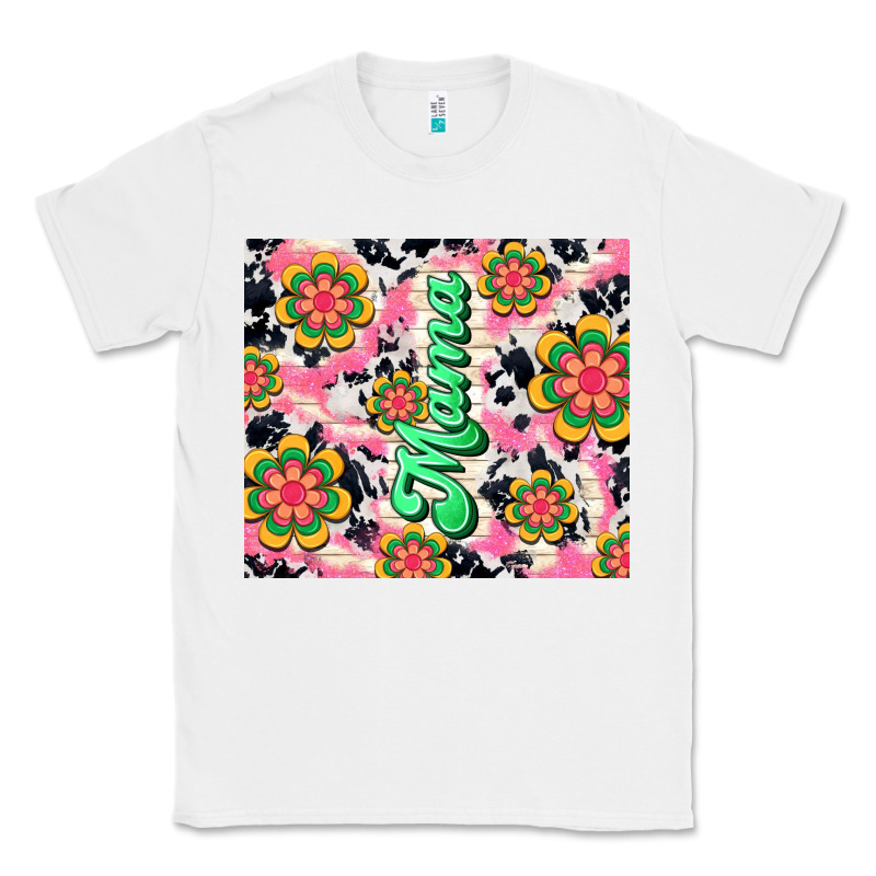Mama With Hippie Daisies Classic Tee by TumblerDesignByShophia | Teevron