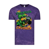 Cloud Purple Shamrock crusher St. Patrick's Day Vintage Tee - CowGirlArtShop