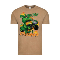 Vintage Coffee Shamrock crusher St. Patrick's Day Vintage Tee - CowGirlArtShop