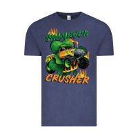 Vintage Denim Shamrock crusher St. Patrick's Day Vintage Tee - CowGirlArtShop
