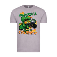 Shamrock Crusher St. Patrick's Day Vintage Tee | Teevron
