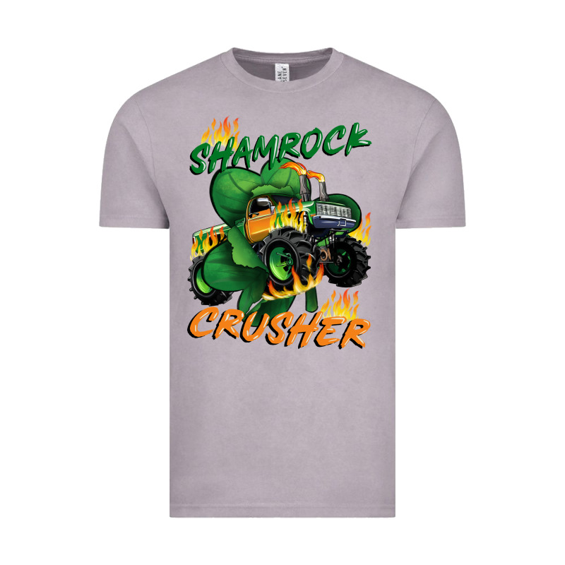 Shamrock Crusher St. Patrick's Day Vintage Tee by CowGirlArtShop | Teevron