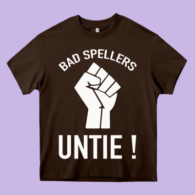 Bad Spellers Heavy Core Tee Designed By Bettercallsaul