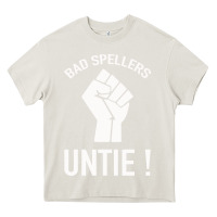 Cream Bad Spellers Heavy Core Tee - Bettercallsaul