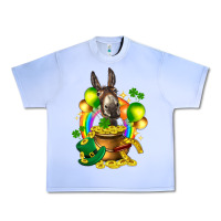 Grape Ice St. Patrick's Donkey with balloon Urban Heavy Tee - HowdyJamesFarm