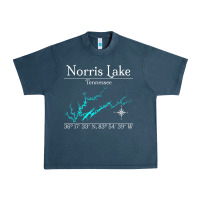 Midnight Navy Norris Lake, Tennessee Characters Video game Urban Heavy Tee - maiPhamDesign