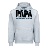 Heather Grey if he can't fix it no one can Urban Hoodie - JahusDesignShop