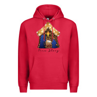 Cardinal True Story Black Premium Hoodie - CowhideDigitalArt