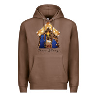 Chestnut True Story Black Premium Hoodie - CowhideDigitalArt