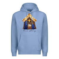 Colony Blue True Story Black Premium Hoodie - CowhideDigitalArt