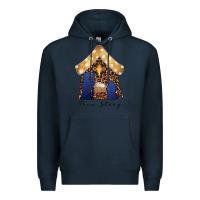Navy True Story Black Premium Hoodie - CowhideDigitalArt