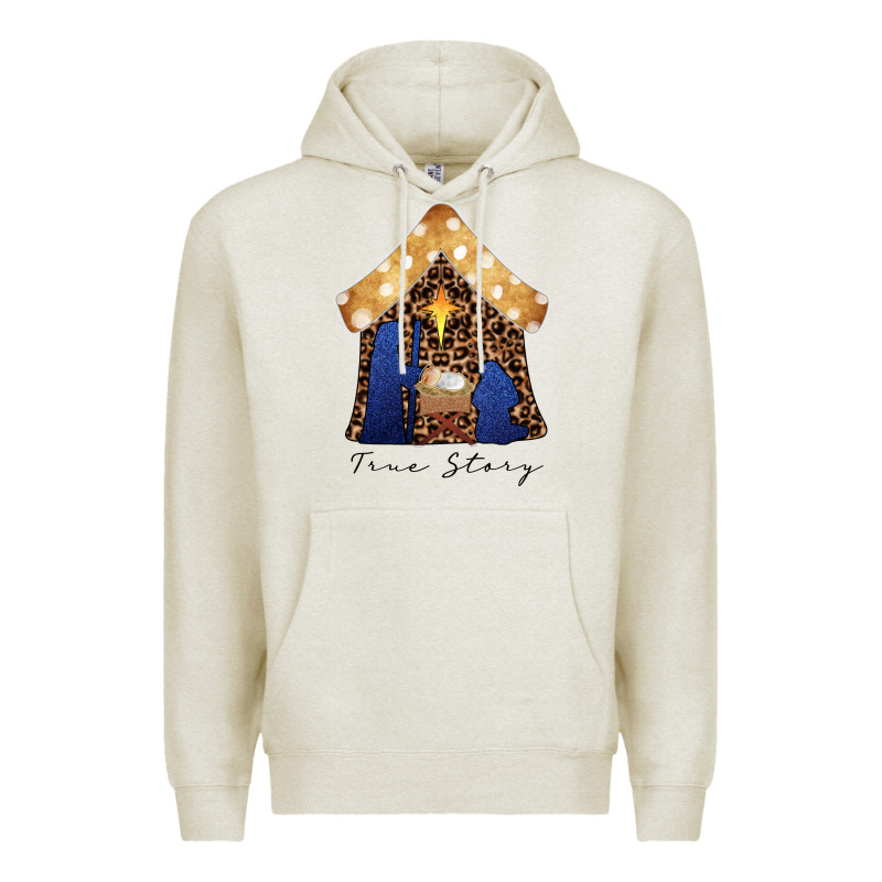 True Story Black Premium Hoodie by CowhideDigitalArt | Teevron