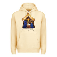 Pina Colada True Story Black Premium Hoodie - CowhideDigitalArt