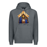 Rock True Story Black Premium Hoodie - CowhideDigitalArt