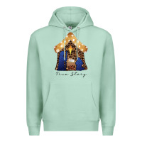 Seafoam True Story Black Premium Hoodie - CowhideDigitalArt