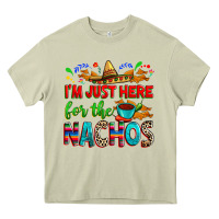 Mossy I'm just here for the nachos Heavy Core Tee - RanaPortraitStore
