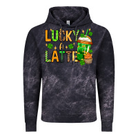 Cloud Black St. Patrick's Lucky a latte Vintage Hoodie - OliviaCreatesArt