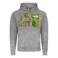 Cloud Rock St. Patrick's Lucky a latte Vintage Hoodie - OliviaCreatesArt