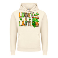 Vintage Artic St. Patrick's Lucky a latte Vintage Hoodie - OliviaCreatesArt