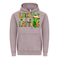 Vintage Zinc St. Patrick's Lucky a latte Vintage Hoodie - OliviaCreatesArt
