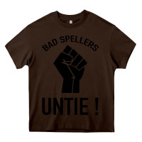Chocolate Brown Bad Spellers Heavy Core Tee - Bettercallsaul