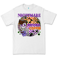 White Nightmare before the coffee halloween Premium Tee - NancyCooperArtShop