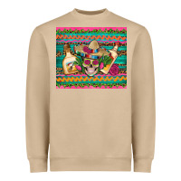 Mushroom mexican tequila skull roses cactus sombrero Heavyweight Sweatshirt - Artiststas