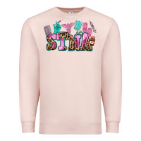 Pale Pink stna Premium Sweatshirt - AdoDesignShop