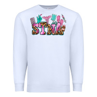 White stna Premium Sweatshirt - AdoDesignShop