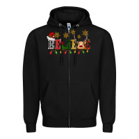 Black christmas believe Zipper Hoodie - BarkalooDesign