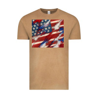 Vintage Camel American flag glitter 4th of july Vintage Tee - CowGirlArtShop