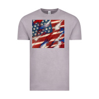 Vintage Zinc American flag glitter 4th of july Vintage Tee - CowGirlArtShop