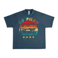 Midnight Navy rv pilot camping funny vintage motorhome travel vacation t shirt Urban Heavy Tee - maiPhamDesign