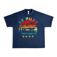 Navy rv pilot camping funny vintage motorhome travel vacation t shirt Urban Heavy Tee - maiPhamDesign
