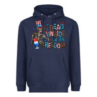 Navy dead inside but its freedom Heavyweight Hoodie - AdoDesignShop