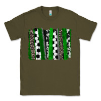 Army Green Soccer brushstroke Classic Tee - HowdyJamesFarm