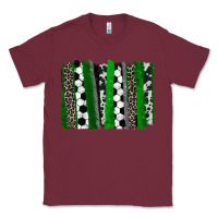 Burgundy Soccer brushstroke Classic Tee - HowdyJamesFarm