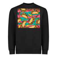 Black mexican taco paper glitter leopard wooden Heavyweight Sweatshirt - Artiststas