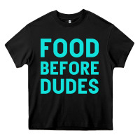 Black Food Before Dudes Heavy Core Tee - Bettercallsaul