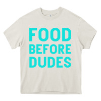 Cream Food Before Dudes Heavy Core Tee - Bettercallsaul