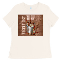 Bone working on my bucket list Ladies Tee - TumblerDesignByShophia
