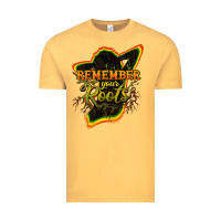 Vintage Mustard Remember your roots Vintage Tee - HowdyJamesFarm
