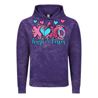 Cloud Purple xoxo hugs and kisses olivia Vintage Hoodie - OliviaCreatesArt