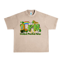 French Oak LPN Licensed Practical Nurse St. Patrick's Day Urban Heavy Tee - CowGirlArtShop