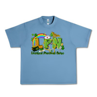 Pebble Blue LPN Licensed Practical Nurse St. Patrick's Day Urban Heavy Tee - CowGirlArtShop